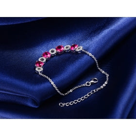 SB0061 Synthetic Ruby Bracelet