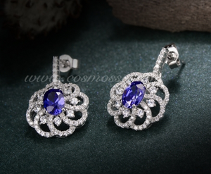 SE0113 S Sapphire Earring