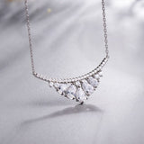 SN0016 D Necklace-white