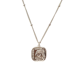 5cents Coin Silver Necklace